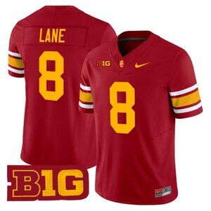 Mens Kids Youths Jakobi Lane Cardinal Jersey Stitched Vapor